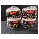 Basket Style White Coffee Filters. 6-200 ct packs