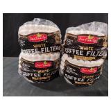 Basket Style White Coffee Filters. 6-200 ct packs