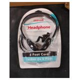 Maxwell HP-100 Headphones 6 foot cord. 6 total