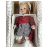 G & G wolf collection porcelain doll