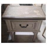 End table with drawer 24 x 23 1/2 x 16
