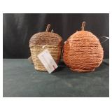 Fall decorative baskets. 4 total