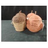 Fall decorative baskets. 4 total