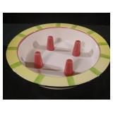 Apple Fruit Baking Dish Stoneware Pottery New