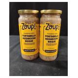 Zoup Portabella Mushroom Bisque. 2-16 oz jars