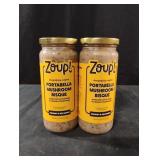 Zoup Portabella Mushroom Bisque. 2-16 oz jars
