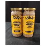 Zoup Portabella Mushroom Bisque. 2-16 oz jars