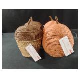 Fall themed decorative baskets. 4 total