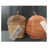 Fall themed decorative baskets. 4 total