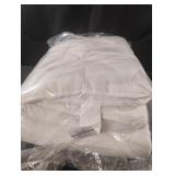Queen white mattress cover