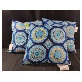 Toss Pillows. Set of 3. Reversible. 14 x 14