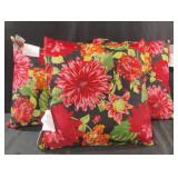 Toss Pillows. Set of 3. Reversible. 14 x 14