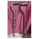 Adjustable canes