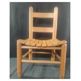 Vintage wood childs chair 14 x 24 x 11 1/2