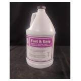 Fast & Easy hard surface and glass cleaner. 1 gal