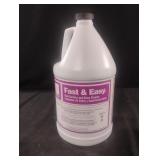 Fast & Easy hard surface and glass cleaner. 1 gal