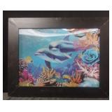 Hologram aquatic artwork 19 x 15