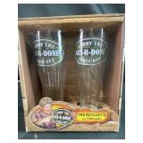 Larry rhe cable guy ï¿½ Get - R - Doneï¿½ 2 glass cup