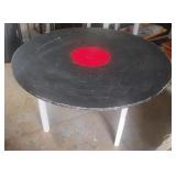 Round wood "record"  table 48 x 25