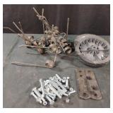Pair of tires, brackets, bolts and more......