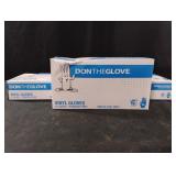 Vinyl Gloves. Power Free. 3-100 ct boxes