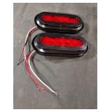 6" Oval Trailer Light. 2 total