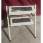 Small metal step stool