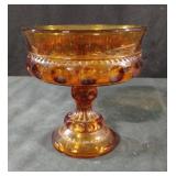 Vintage amber Indiana Glass King