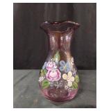 Vintage Fenton Designed Teleflora Amethyst Purple