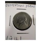 1941 Jefferson nickel