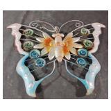 Metal butterfly wall decor