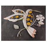 Metal hummingbird metal wall decor
