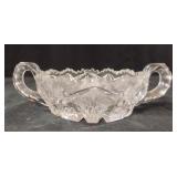 Vintage Imperial Glass Nucut Two-Handle Small