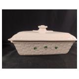 Belleek Everyday Shamrock 2-Quart Rectangular