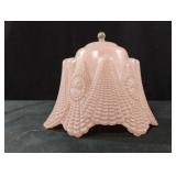 Vintage Antique Dancing Pink Lady Camphor Glass