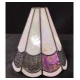 Tiffany-style stained glass lamp