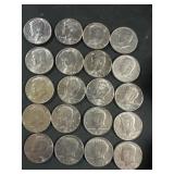 $10 kennedy halves 1984, 1973, 1974, 1984, 1989
