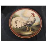 Farmhouse rooster plate decor