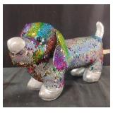 Dan Dee Rainbow Flip Sequin Dachshund Wiener 19"