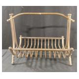 Brass magazine rack