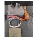 Purse, wallet and belts