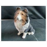 Collie dog statue