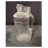 Vintage glass pitcher