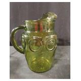 vintage Anchor Hocking Avocado Green Heritage