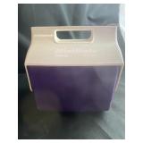 Purple and pink igloo cooler