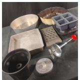 Bundt cake pan, Burger press, silicone cake pop