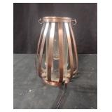 Metal decorative lantern. Works