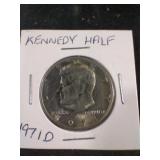 1971D JFK half dollar