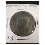 1973 JFK half dollar