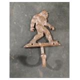 Cast Iron Sasquatch Wall Hook